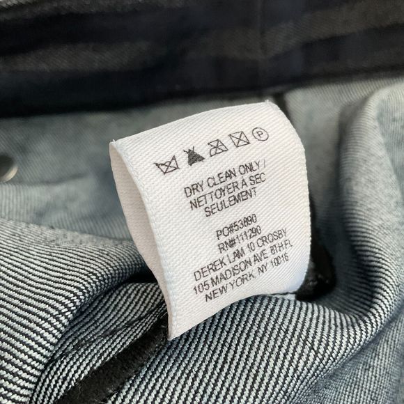 Derek Lam 10 Crosby  Striped Crop Flare Trousers Women Size 8 - Picture 11 of 12